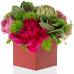 Load image into Gallery viewer, Red 4&quot; FlowerBox Vase (Carton of 120) - FlowerBox
